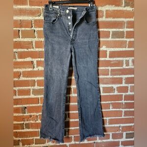 Levi's Original Ribcage Bootcut Jeans Blackwash size 27 inches